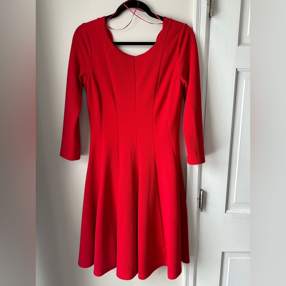 NWT Anthropologie Sunday in Brooklyn Long Sleeved Red Dress. Size small.